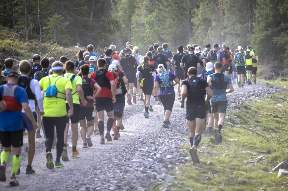 Ultraløpet ga en lykkefølelse.... Starten kl 10.00 har gått - så støvføyka står.jpg