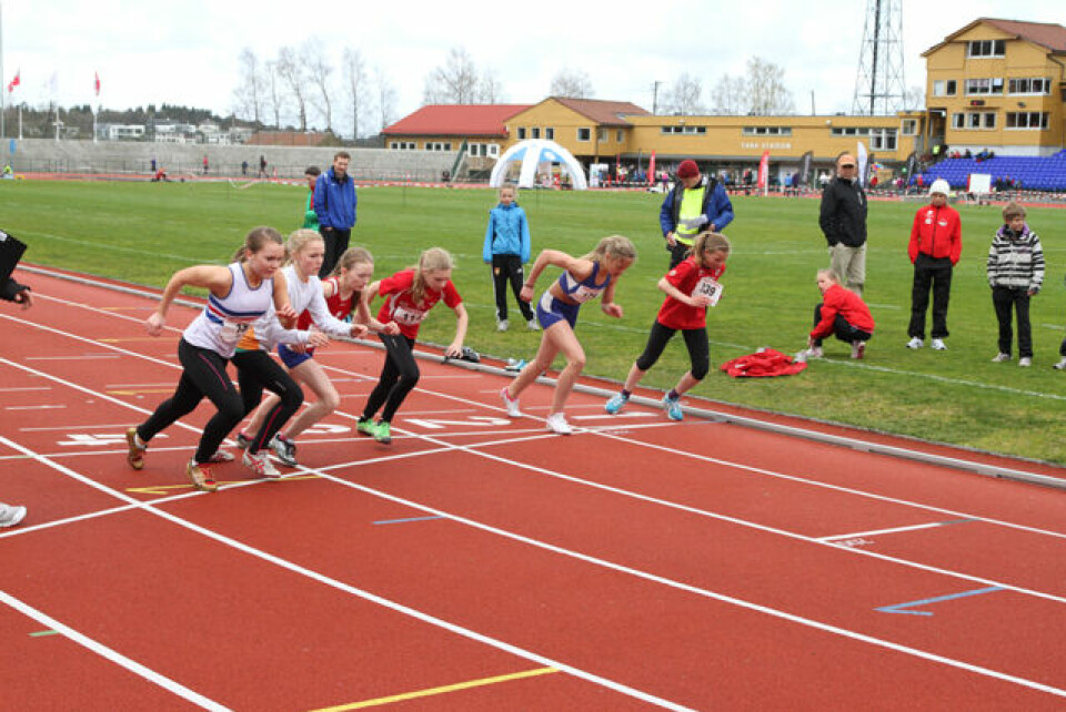 Sterk 600 m løping i Fanalekene.