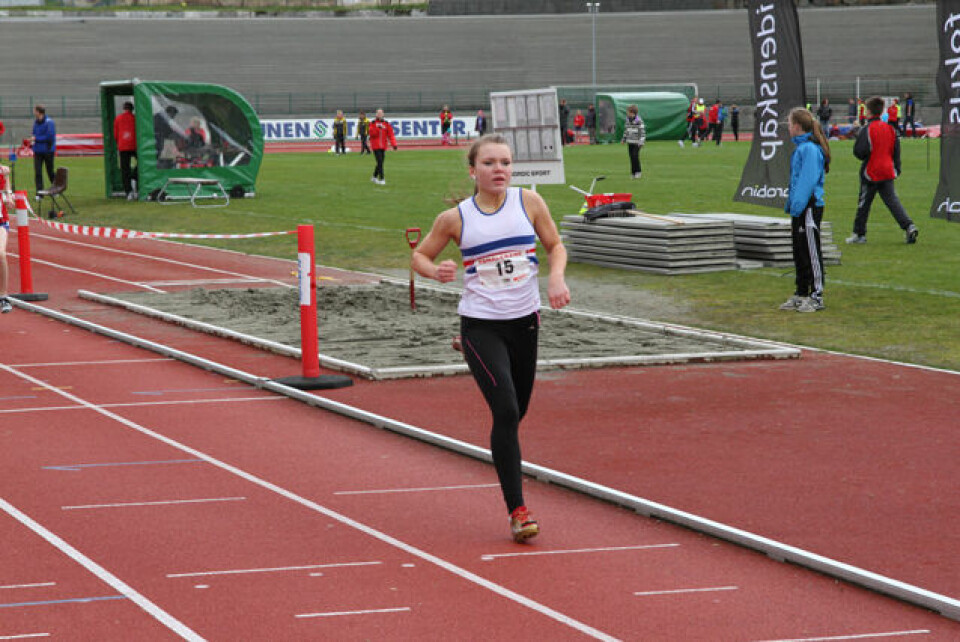 Sterk 600 m løping i Fanalekene.