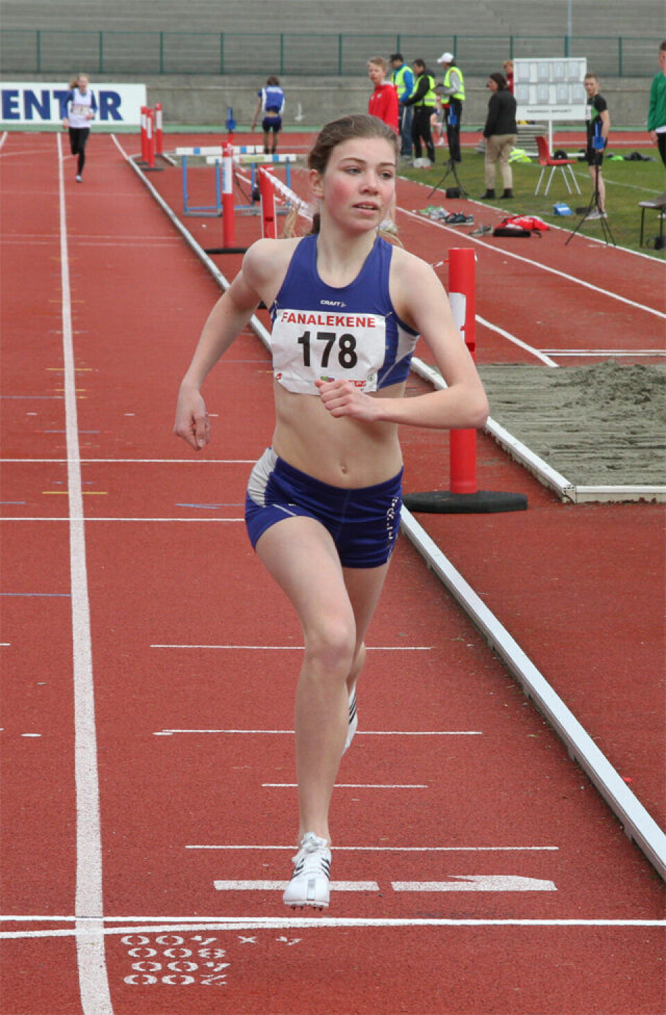 Sterk 600 m løping i Fanalekene.