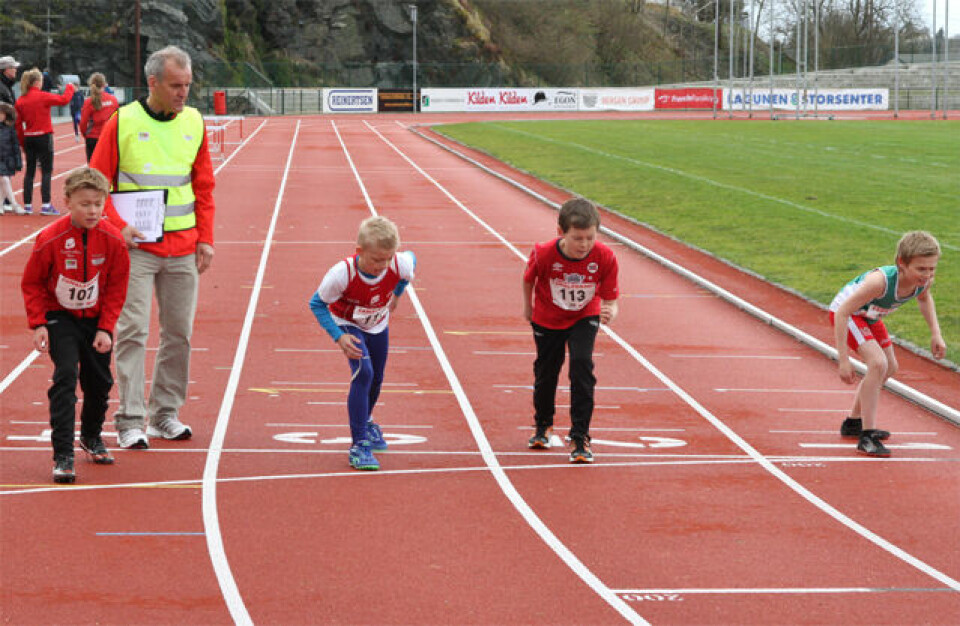 Sterk 600 m løping i Fanalekene.