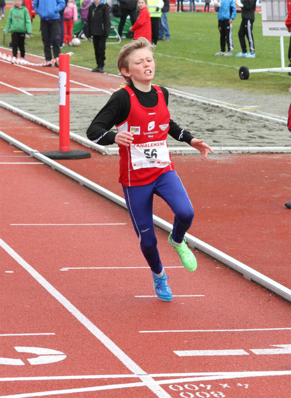 Sterk 600 m løping i Fanalekene.