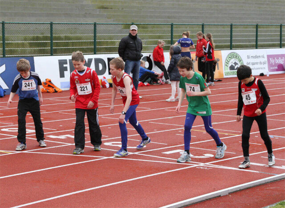 Sterk 600 m løping i Fanalekene.