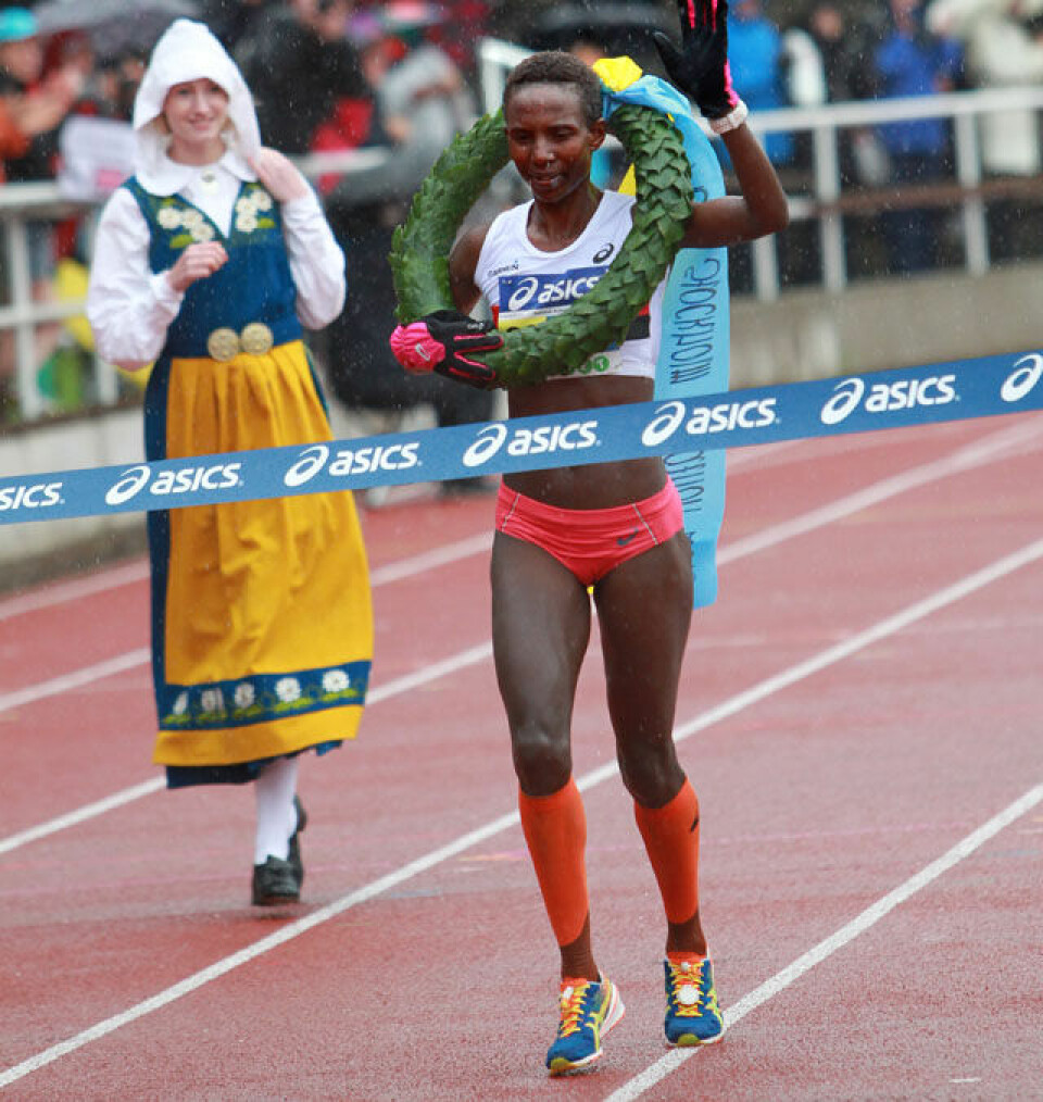 God norsk løping i Stockholm da Isabellah Andersson vant for 7. gang Isabellah_Andersson_mot_maal_krans_A20G8288.jpg