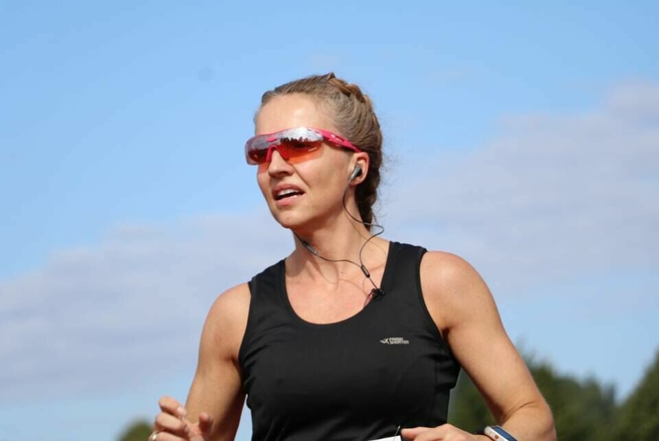 Therese Falk imponerte med å løpe over 73 kilometer på Ringerike 6-timers. (Foto: Hans Edgard Rakeie) Therese Falk imponerte med å løpe over 73 kilometer på Ringerike 6-timers. (Foto: Hans Edgard Rakeie)