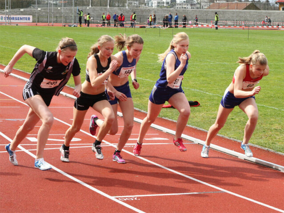 Sterk 600 m løping i Fanalekene.