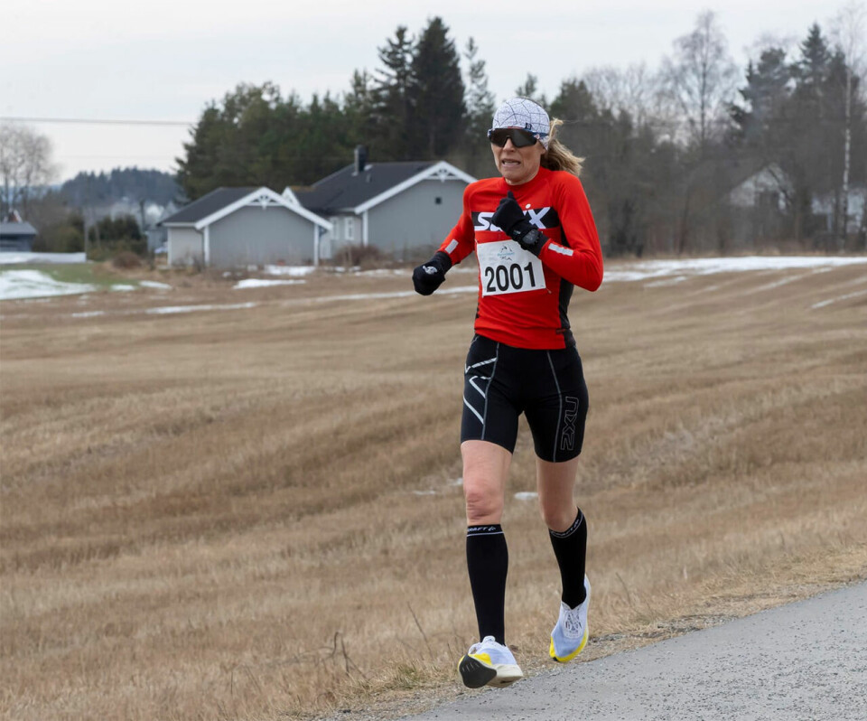 Øystein Syversen imponerte med sub 20 på 5 km i 70-årsklassen i Perseløpet Dorthe-Foss.jpg