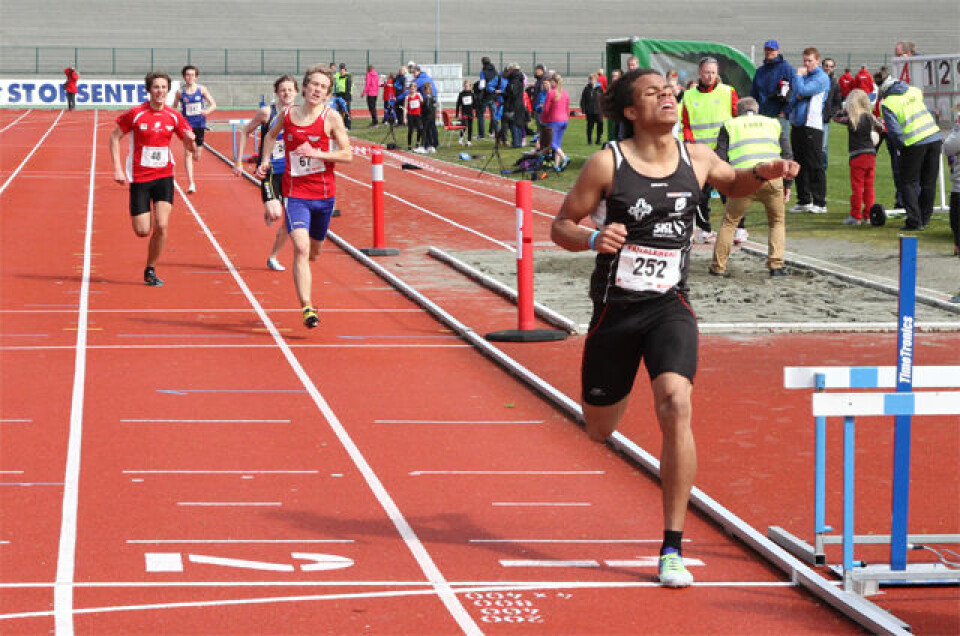 Sterk 600 m løping i Fanalekene.
