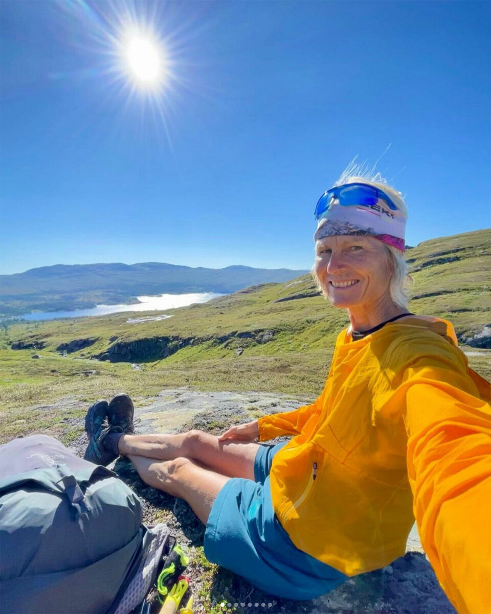 Mona Kjeldsberg nærmer seg 2000 km i Norge på langs 1000-km-igjen.jpg