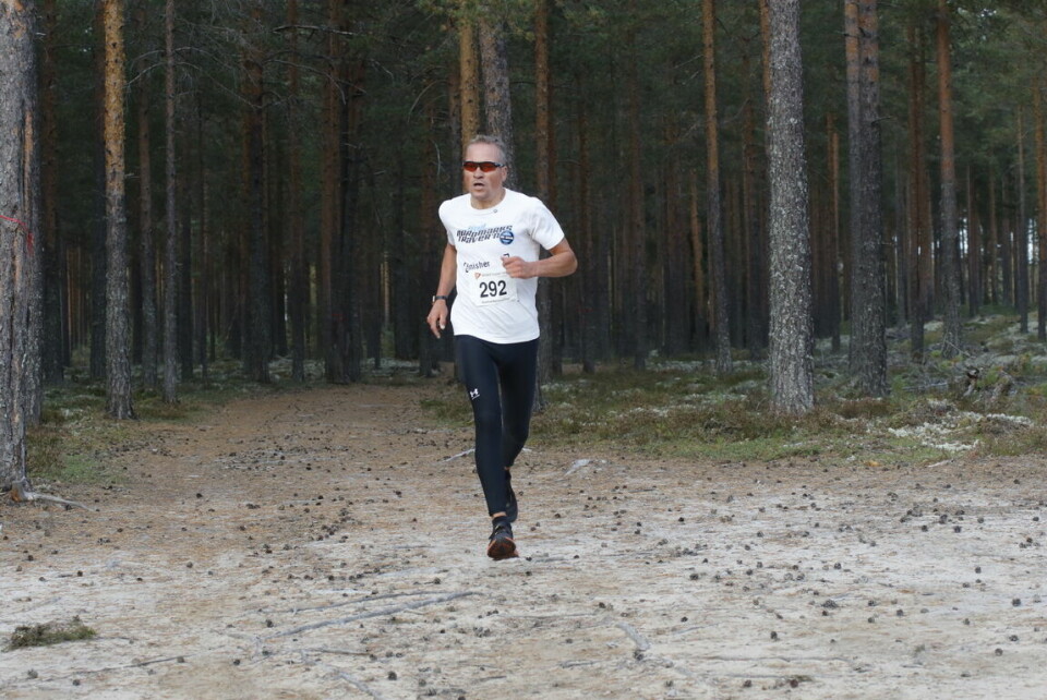 Patrick Åserud på fine stier i det nest siste løpet i årets Hamarkarusell i Elverum for to uker siden. (Foto: Rolf Bakken) Patrick Åserud på fine stier i det nest siste løpet i årets Hamarkarusell i Elverum for to uker siden. (Foto: Rolf Bakken)