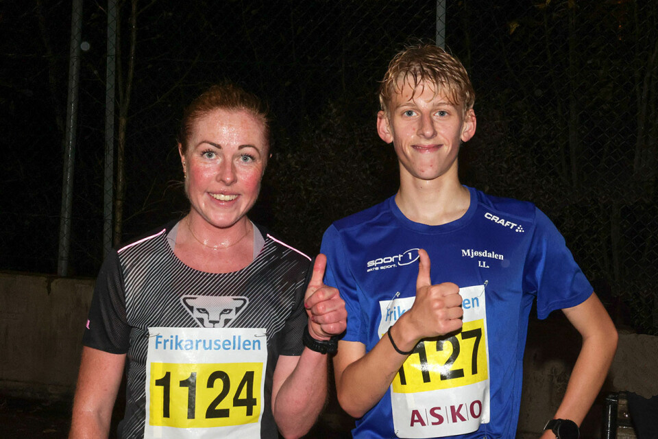Suverene vinner i Frikarusellen: Eli Anne Dvergsdal og Jonas Skjerven. (Alle foto: Arne Dag Myking) Suverene vinner i Frikarusellen: Eli Anne Dvergsdal og Jonas Skjerven. (Alle foto: Arne Dag Myking)