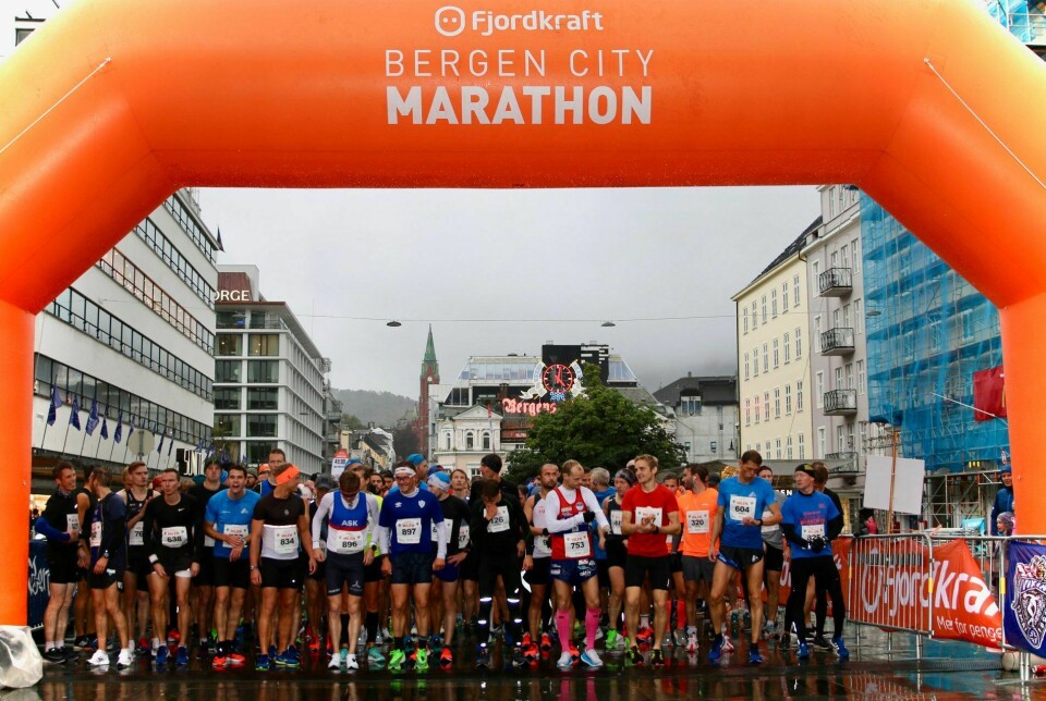 Starten i Bergen City Milen er på Torgalmenningen (foto: BCM/Jørgen Pettersen) Starten i Bergen City Milen er på Torgalmenningen (foto: BCM/Jørgen Pettersen)