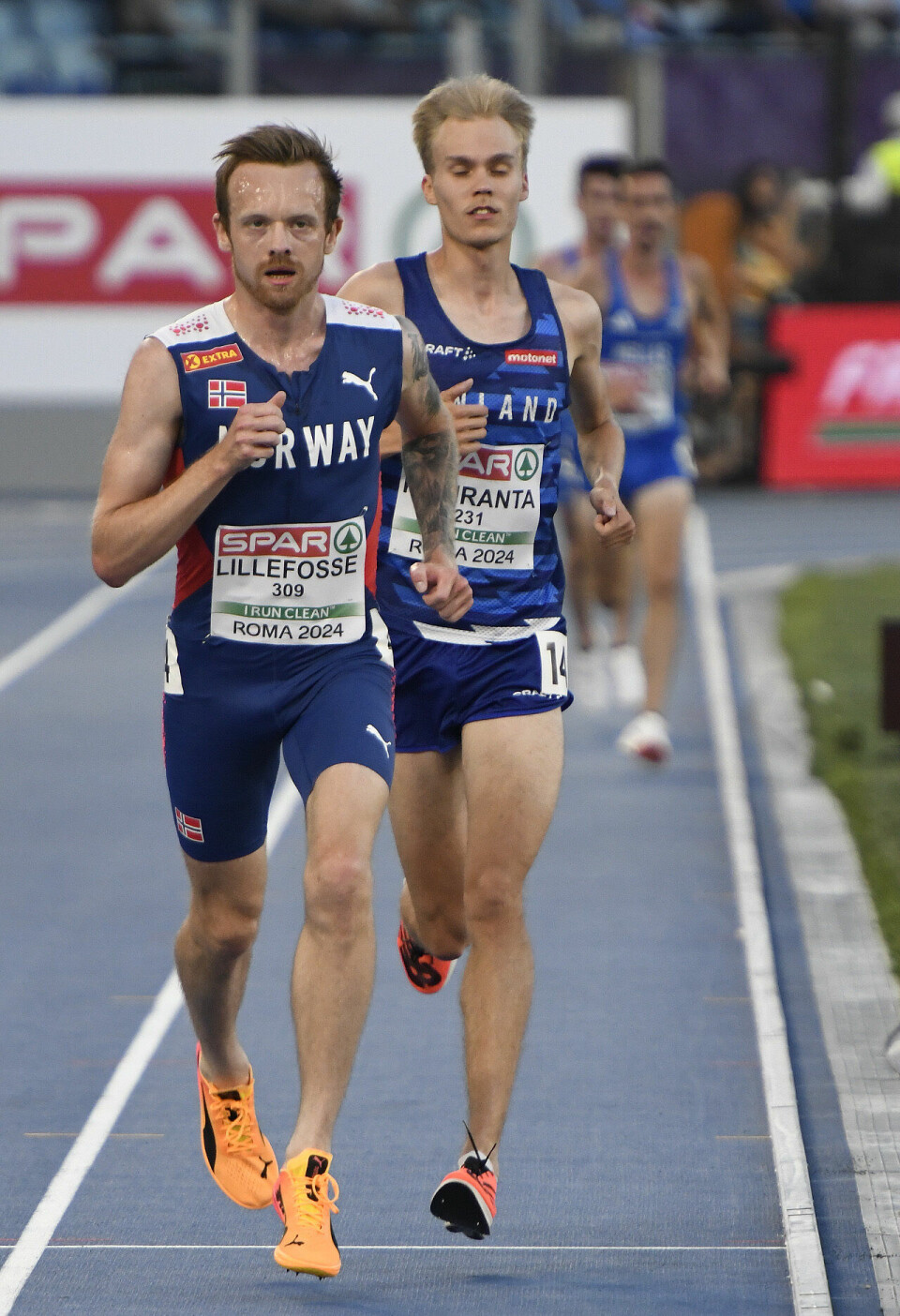 Andreas Almgren tapte i spurten, Dominic Lobalu tok EM-tittelen på 10.000 meter 10000B-lillefosse-kotiranta_50D8839.jpg