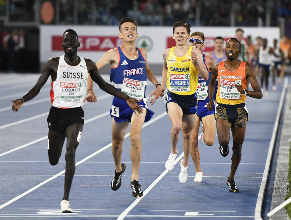 Andreas Almgren tapte i spurten, Dominic Lobalu tok EM-tittelen på 10.000 meter 10000A-maalgang_50D9727.jpg