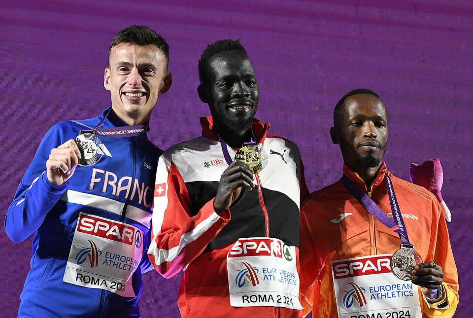 Andreas Almgren tapte i spurten, Dominic Lobalu tok EM-tittelen på 10.000 meter 10000A-medaljer_50D0092.jpg