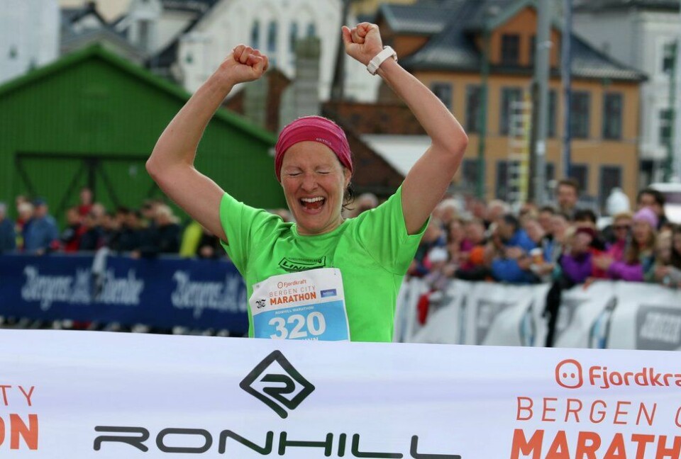 Slik løser Margunn Bye Tøsdal trening i tidsklemma Bergen City Marathon 2018