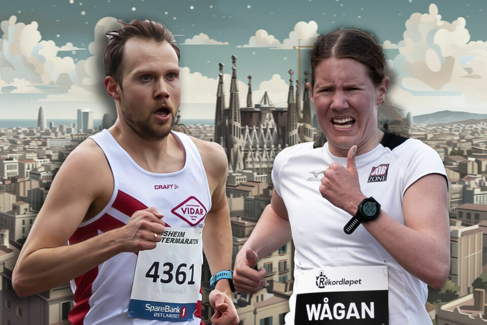 Sju Prestsæter (Foto: Bjørn Hytjanstorp) og Maria Sagnes Wågan (Foto: Samuel Hafsahl) ble best av de norske i Barcelona Halvmaraton. Begge perset. Sjur Prestsæter (Foto: Bjørn Hytjanstorp) og Maria Sagnes Wågan (Foto: Samuel Hafsahl) ble best av de norske i Barcelona Halvmaraton. Begge perset.