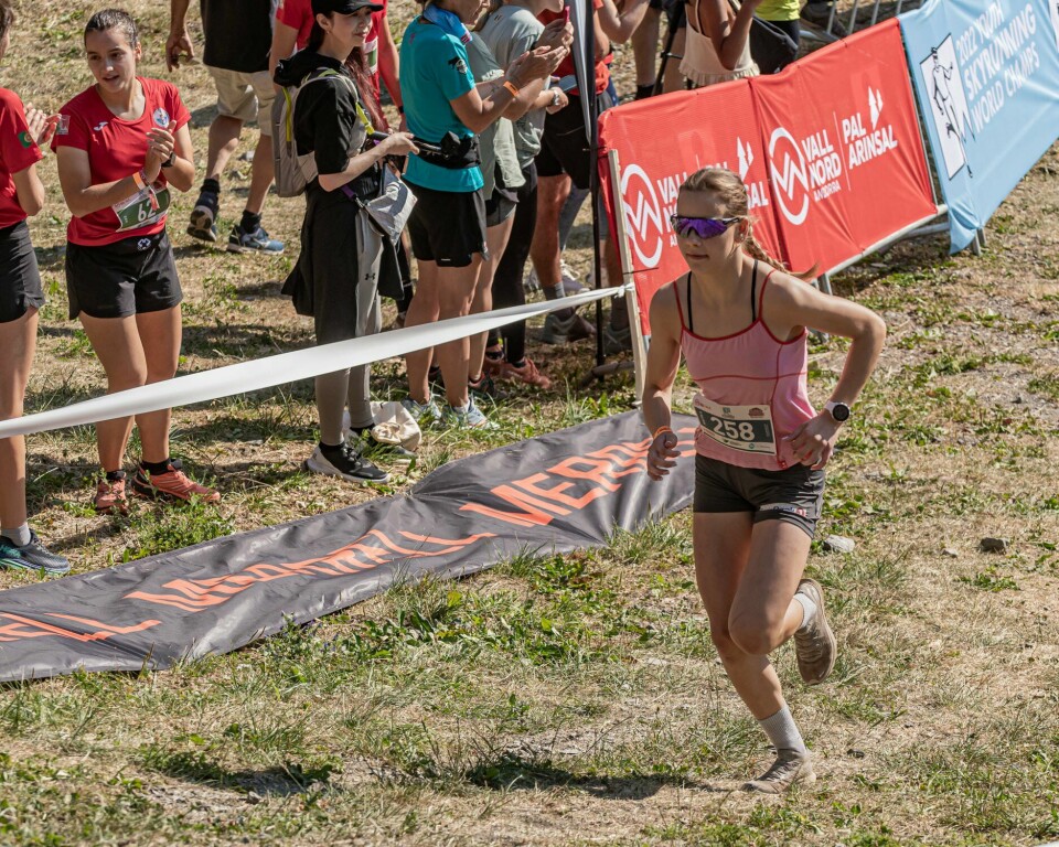 Ingeborg Synstnes Hole i sitt gulløp i Andorra fredag. (Foto fra mesterskapet facebookside) Ingeborg Synstnes Hole i sitt gulløp i Andorra fredag. (Foto fra mesterskapet facebookside)