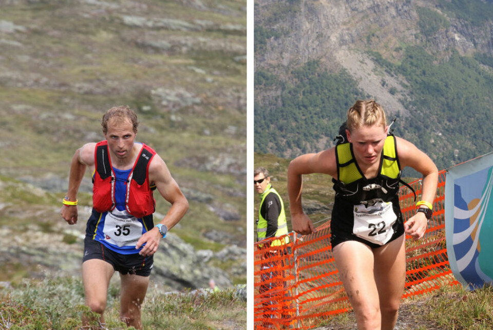 Thorbjørn Ludvigsen og Karoline Holsen Kyte fra Kvasshovden Opp 2018 Thorbjørn Ludvigsen og Karoline Holsen Kyte fra Kvasshovden Opp 2018