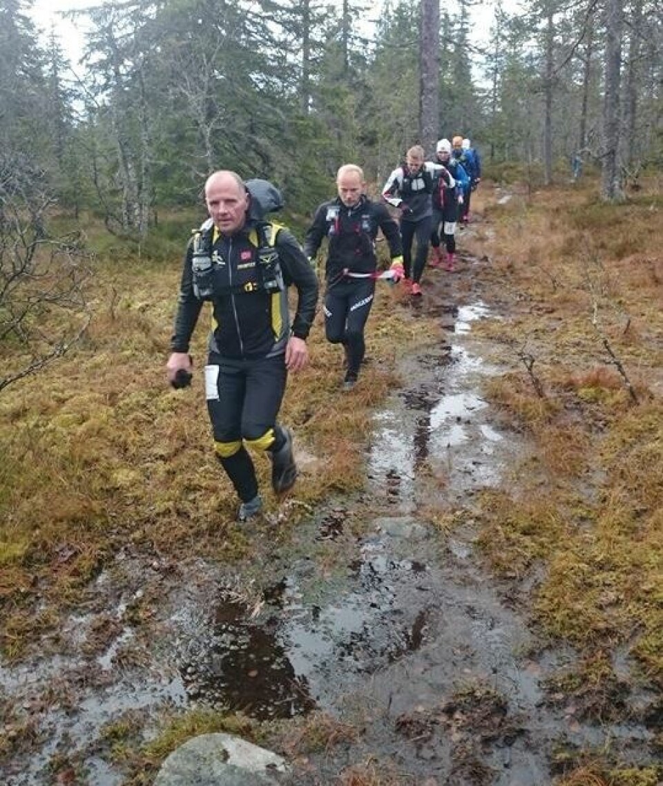 18 startet, men ingen klarte 100 miles på Hedmarksvidda vått2.jpg