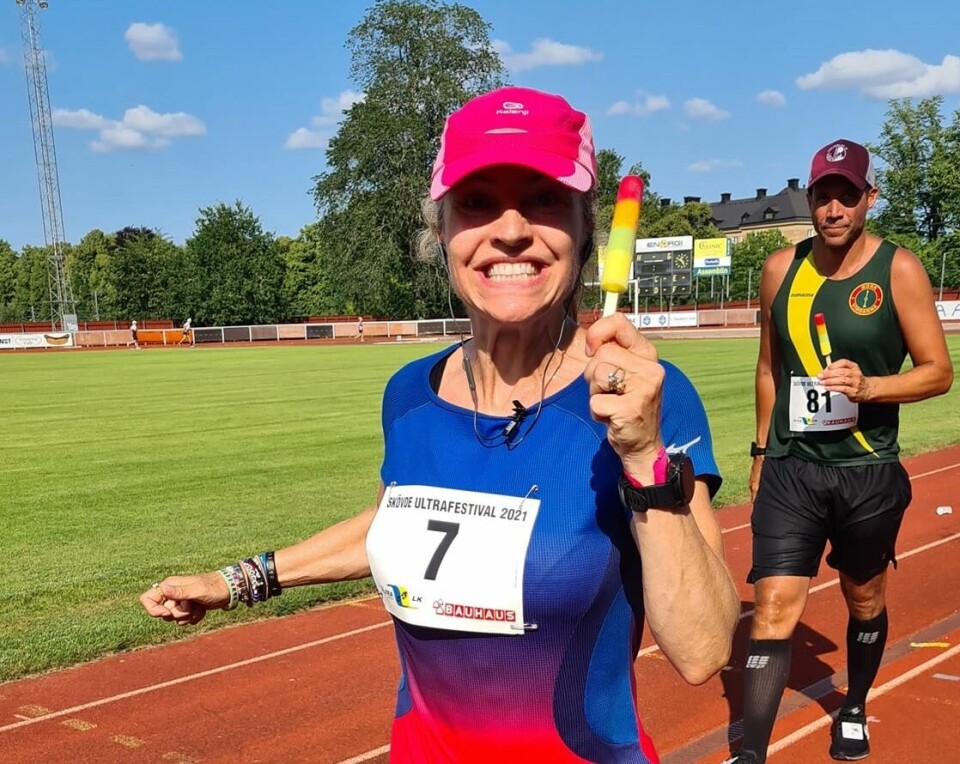 Therese Falk elsker 24-timersløp - og is! (Foto: Daniel Westergren) Therese Falk elsker 24-timersløp - og is! (Foto: Daniel Westergren)