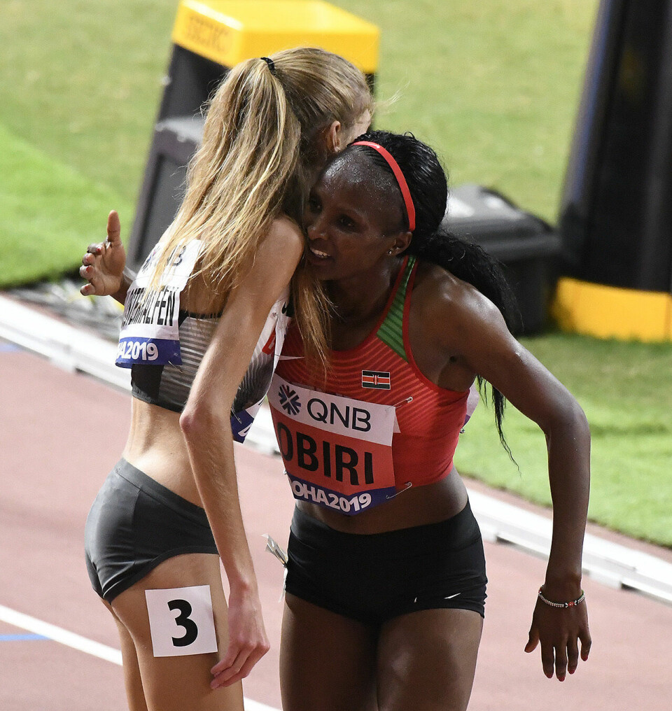 Helen Obiri fikk revansje for 10 000-nederlaget og vant 5000 m 5000-kloster-obiri-klem_50D1887.jpg