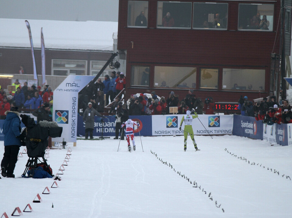 Favorittene spurtvant skiathlon