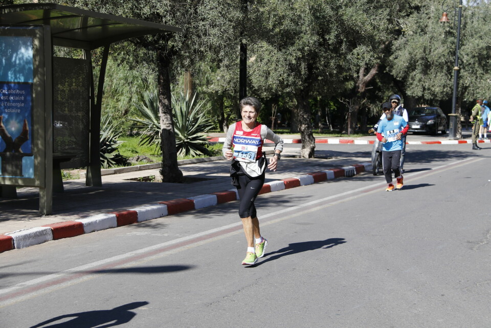 Sterkt løp av Vera Nystad i Marrakech Marathon Vera Nystad_Marrakesh marathon.JPG