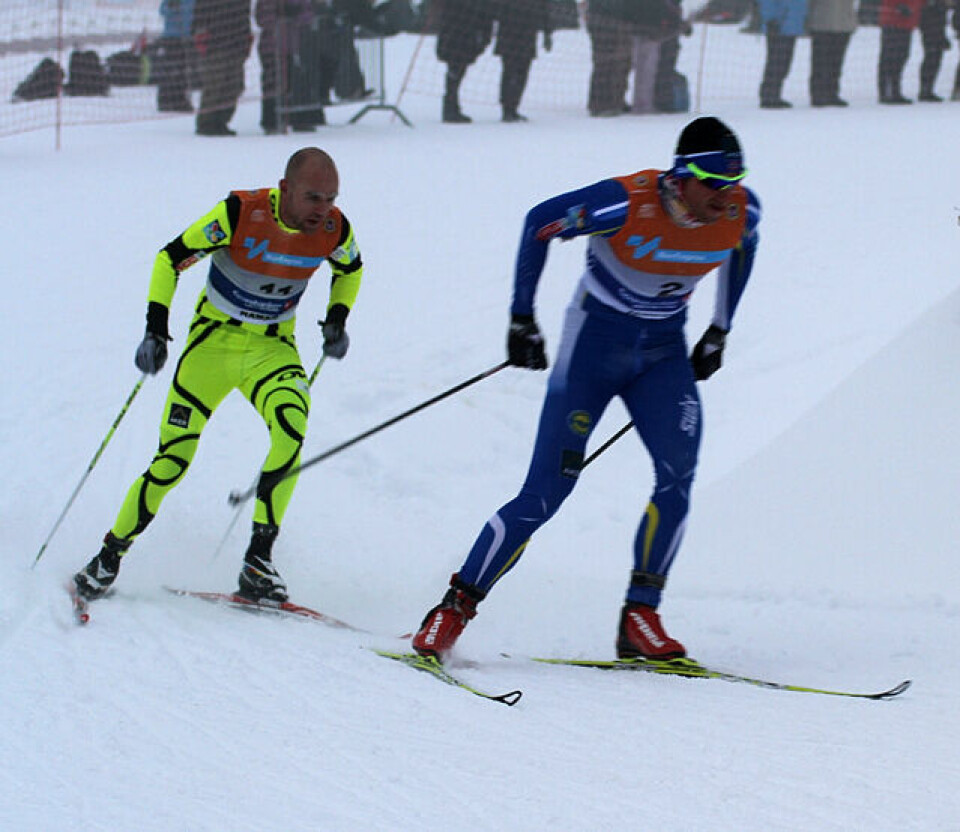 Favorittene spurtvant skiathlon