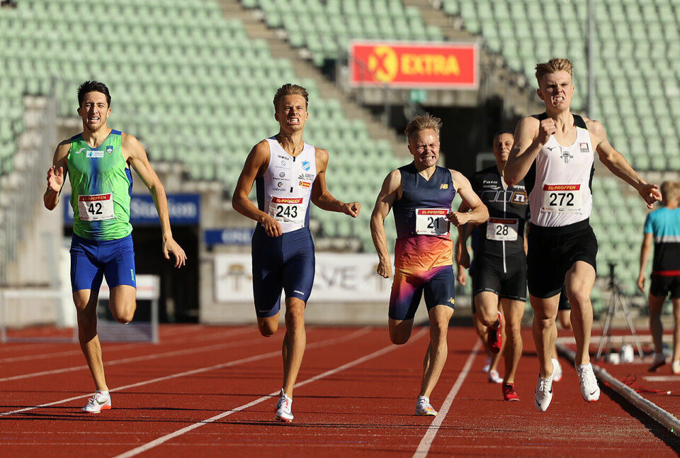Tobias Grønstad (272) vant A-heatet på 800 m 1.46,23 under Boysen Memorial. (Foto: Samuel Hafsahl) Tobias Grønstad (272) vant A-heatet på 800 m 1.46,23 under Boysen Memorial. (Foto: Samuel Hafsahl)