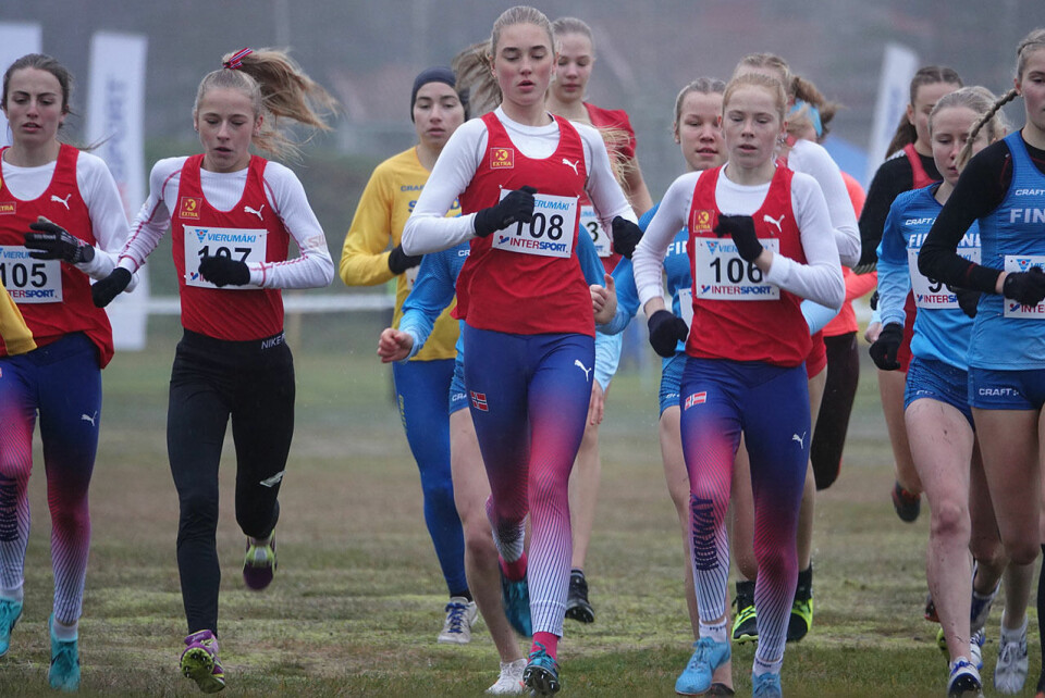 Ingeborg Østgård ble nordisk juniormester i terrengløp Jenter2.jpg