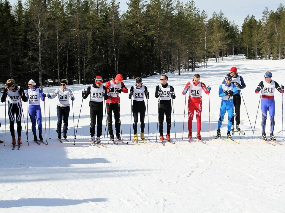 Fra en fellesstart i Tour de Ski Elverum i 2012. (Foto: Jan Harviken) Fra en fellesstart i Tour de Ski Elverum i 2012. (Foto: Jan Harviken)