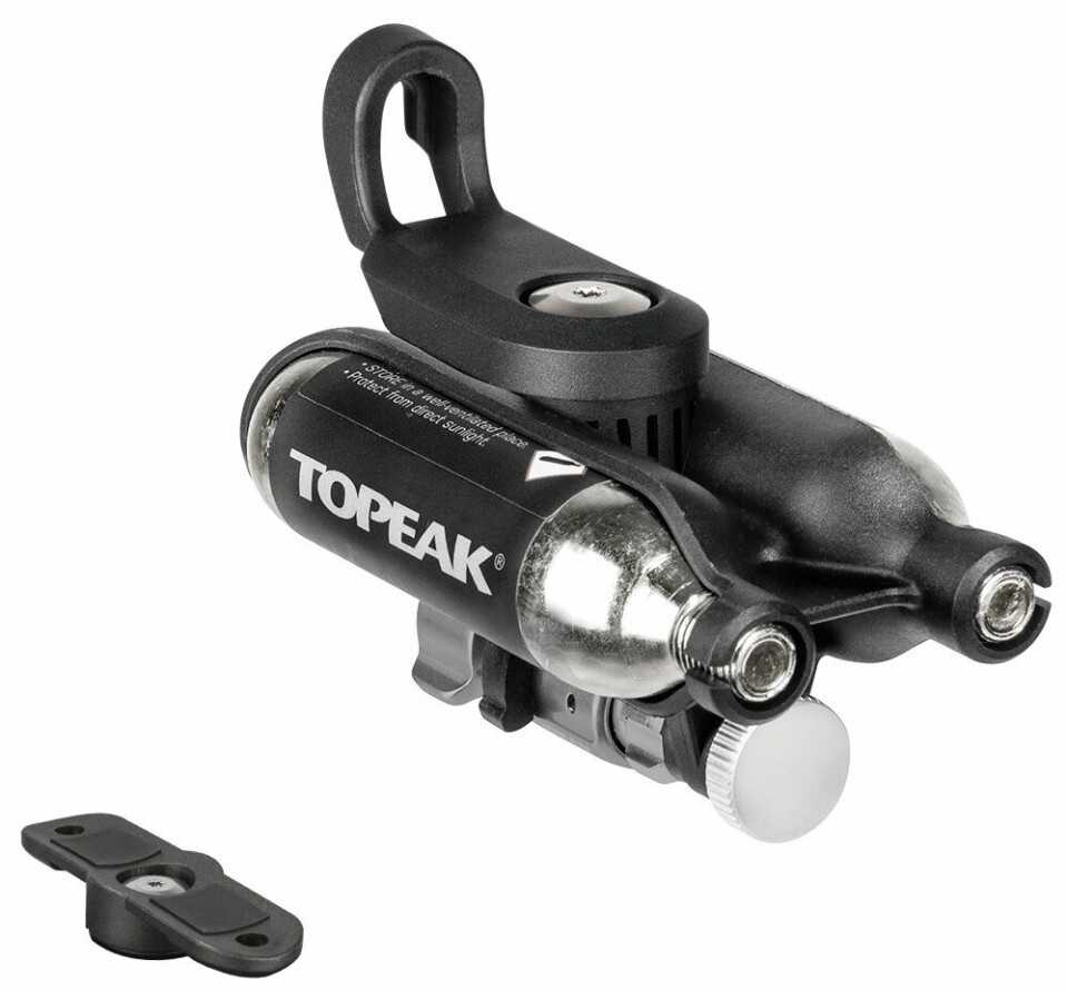 Sykkel utstyrt til grustrening og Birkebeinerrittet Ninja Master-CO2 FuelPack.jpg