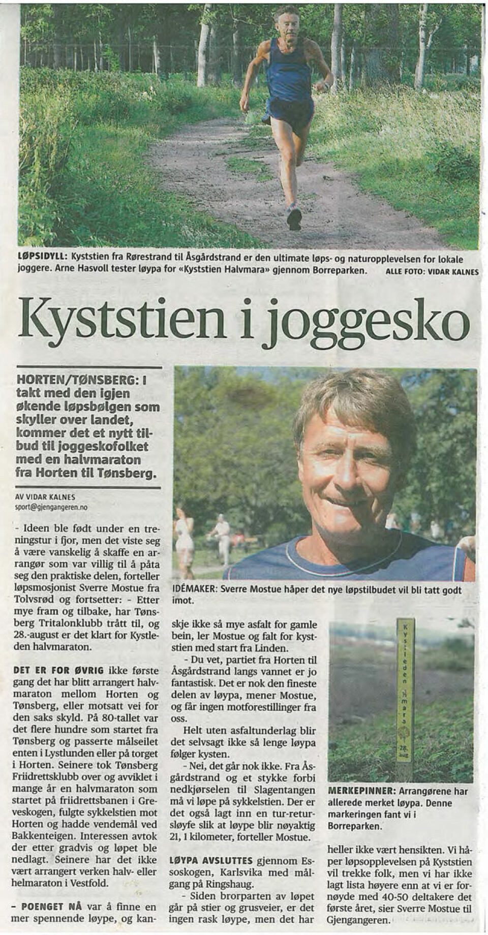 Kystleden Halvmaraton går på lørdag – 642 løpere er påmeldt