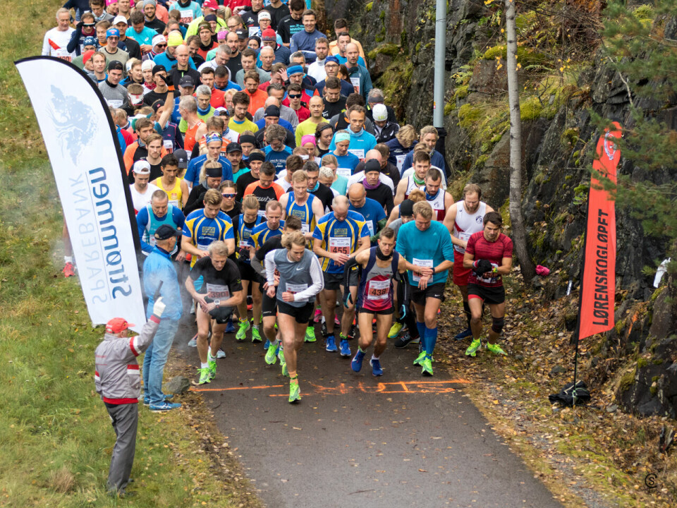 Fra starten på halvmaraton i 2019. (Foto: Sylvain Cavatz) Fra starten på halvmaraton i 2019. (Foto: Sylvain Cavatz)