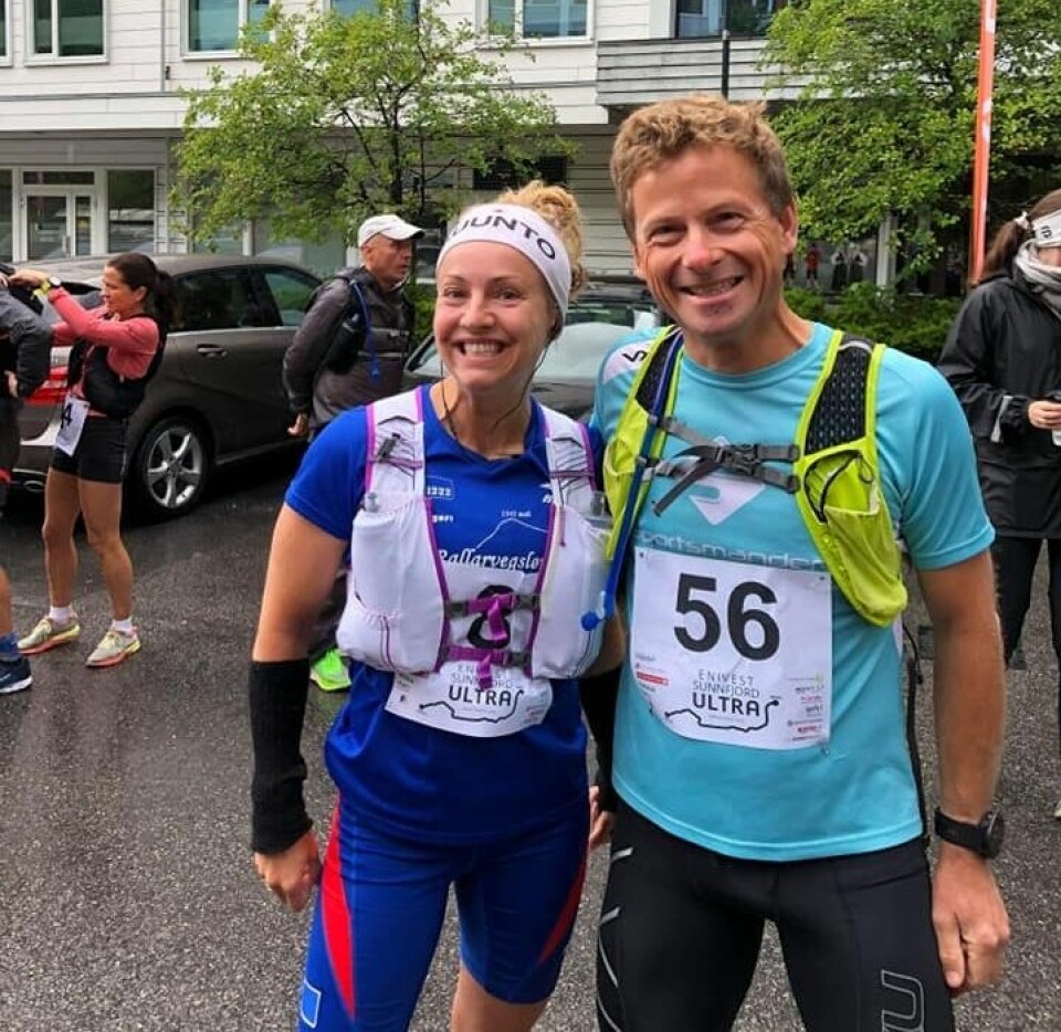 Ultraløpsdebutanter fra Bergen Løpeklubb seiret i vakre, ville, våte Sunnfjord Ultra Therese_Falk_Christoffer_Ladstein.jpg
