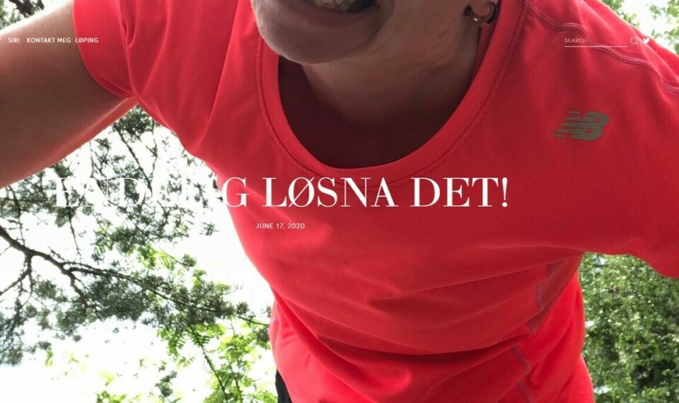 BLOGG: Endelig løsna det! Siri_endelig_løsna_det