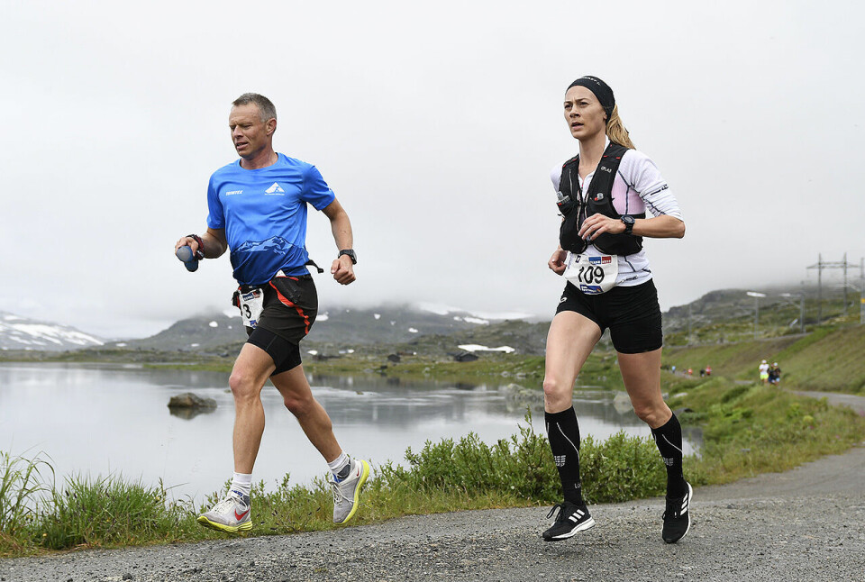 Håkon Urdal og Audhild Hestad vant kortløypa i Rallarvegsløpet 50D9205-johansen-sonstevold.jpg