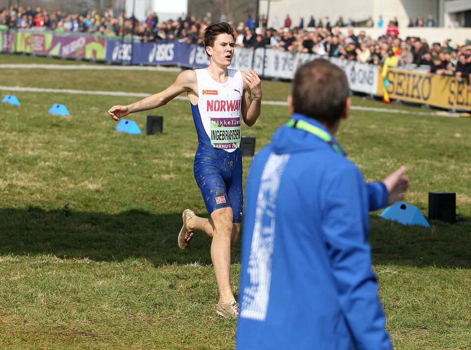 Jakob Ingebrigtsen gikk i kjelleren da han løp inn til 12. plass i VM terrengløp Jakob_Ingebrigtsen_over_maalstreken_960_20G2274.jpg