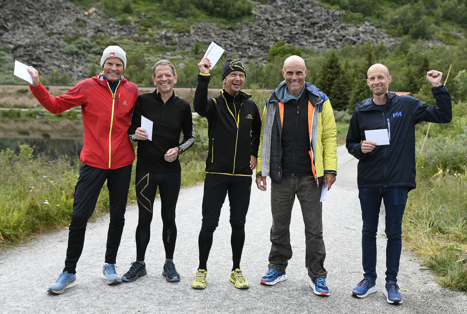 Håkon Urdal og Audhild Hestad vant kortløypa i Rallarvegsløpet 50D9518-klassevinnere-menn-dag2.jpg