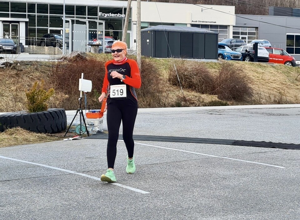 Janne Elin Vatnaland og Bjørn Sether Wastvedt vant 10 km i Ålesund 10km_Marit_Lillestoel