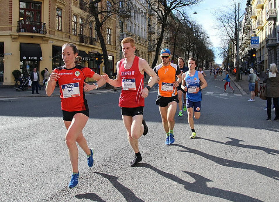 Sentrumsløpet 2018: Familien Haugens store dag 10km_ved_6km_Vienna_Soeyland_Dahle_IMG_3694.jpg