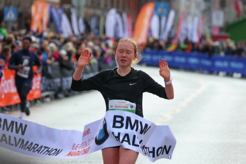 På lørdag blir det løpsfest i Bergen Bergen City Marathon 2023, Adele Norheim Henriksen
