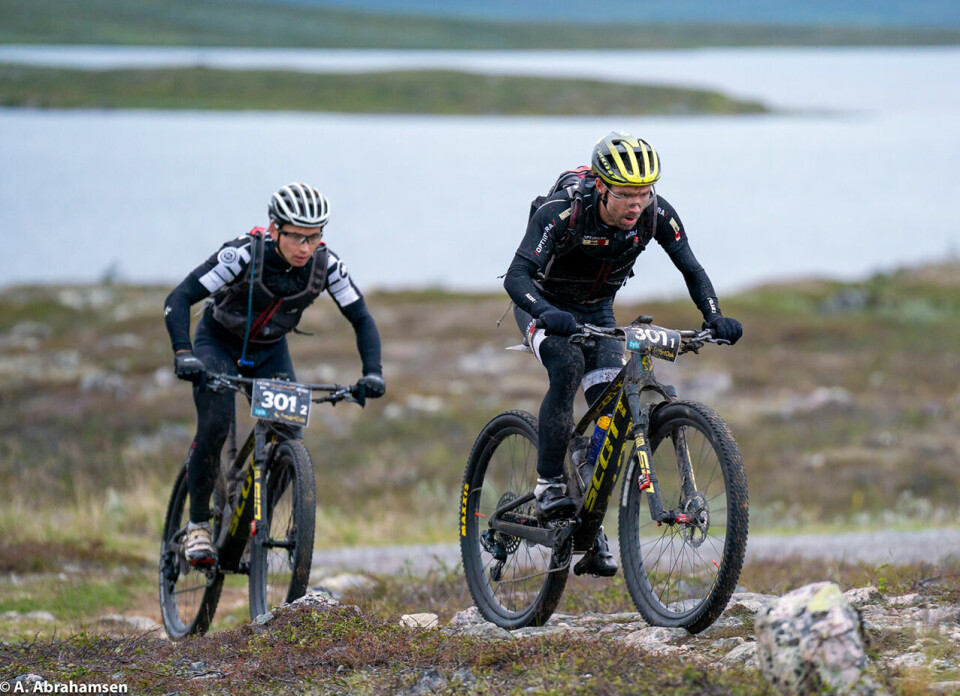 Team Montér Østlyngen først i løypa. (Foto: Anders Abrahamsen/Offroad Finnmark) Team Montér Østlyngen først i løypa. (Foto: Anders Abrahamsen/Offroad Finnmark)