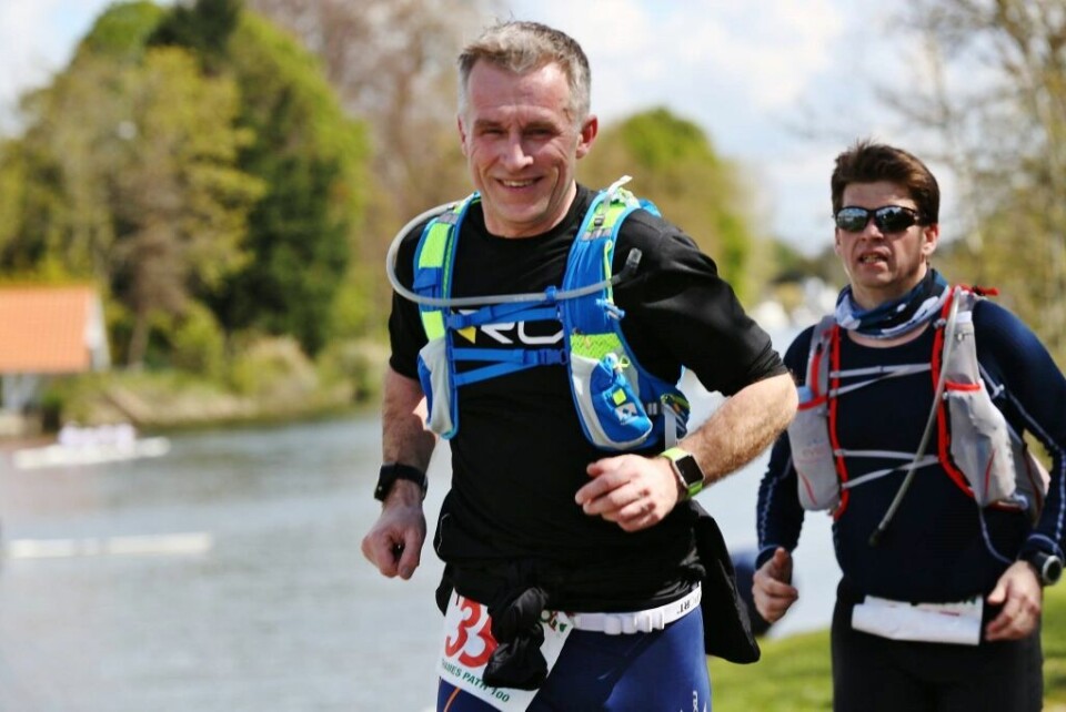 Tomas Pinås under Thames Path 100 miles i 2016 (foto: Stuart March) Tomas Pinås under Thames Path 100 miles i 2016 (foto: Stuart March)