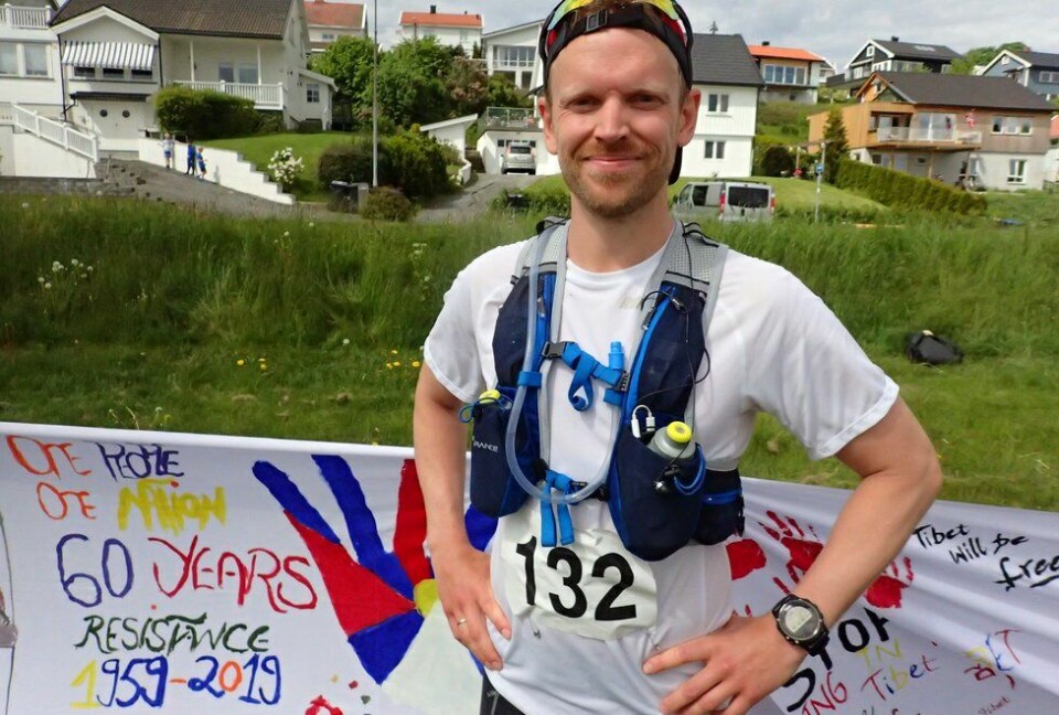 Stor stemning og flotte forhold under Tretoppsløpet på Jeløya Kim Launy i Tretoppsløpet på Jeløya 2019