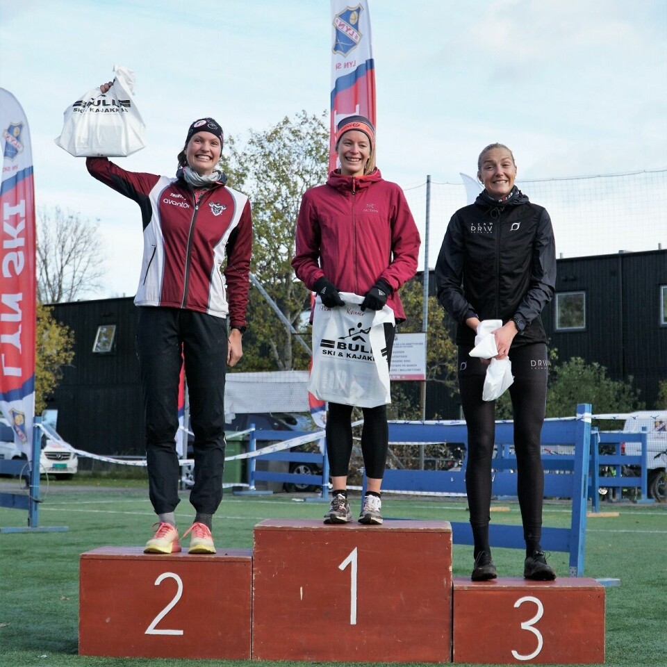 Perfekte forhold under det 9. Ivar Formos Minneløp Tre beste kvinner 17 km.jpg