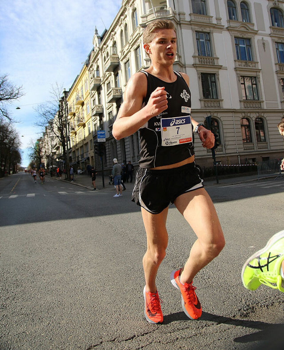 Sentrumsløpet 2018: Familien Haugens store dag 6km_passering_Lars_lunde_vinner_1820_IMG_3580.jpg