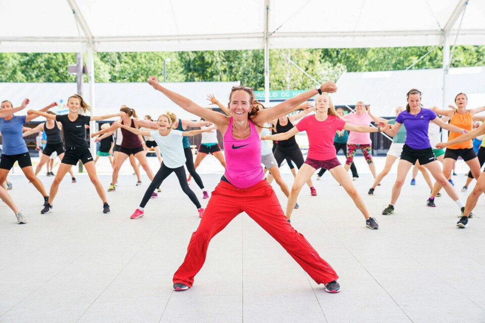 Trening betyr mye for Sunniva Gylver, både som prest og i livet ellers Sunniva-Gylver-aerobic-foto-privat.jpg