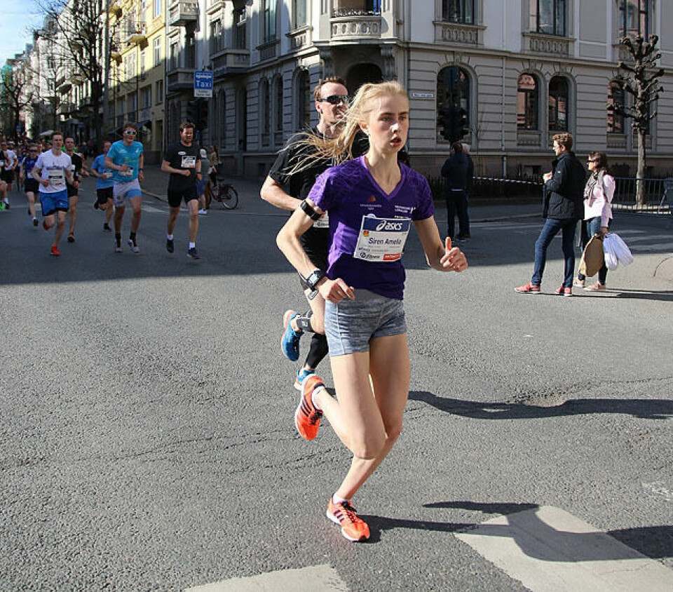 Sentrumsløpet 2018: Familien Haugens store dag 6km_passering_Siren_Amelia_Seiler_IMG_3776.jpg